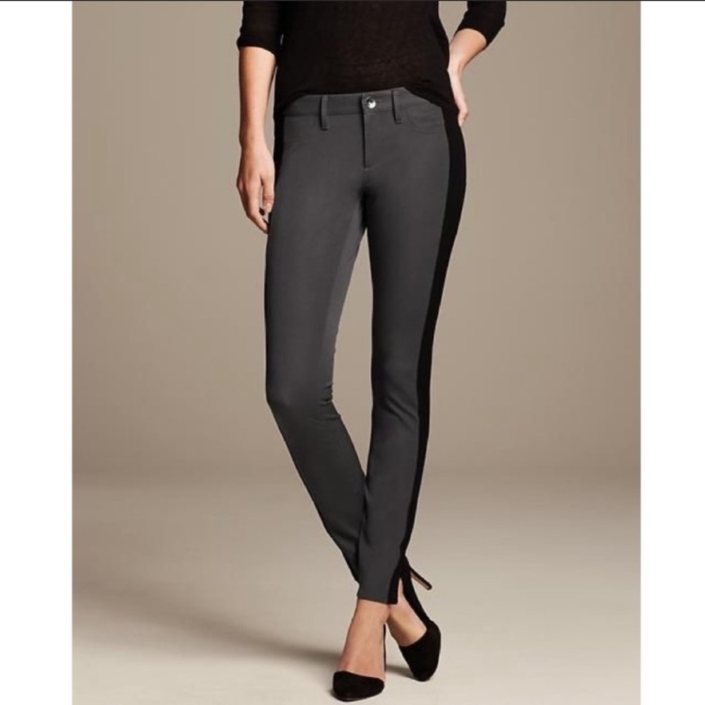 Banana Republic Sloan fit tuxedo stripe pants